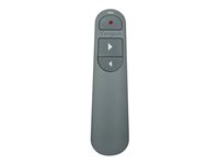 Targus Control Plus Dual Mode Antimicrobial Presenter with Laser - Presentationsfjärrkontroll - RF - grå AMP06704AMGL