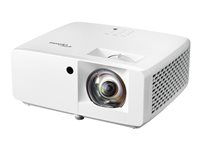 Optoma ZH350ST - DLP-projektor - laser - bärbar - 3D - 3500 lumen - Full HD (1920 x 1080) - 16:9 - 1080p - fast objektiv med kort kastavstånd E9PD7KK31EZ3