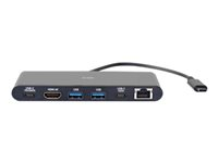 C2G USB-C Docking Station with 4K HDMI, Ethernet, USB and Power Delivery - Dockningsstation - USB-C / Thunderbolt 3 - HDMI - 1GbE 88846