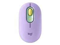 Logitech POP - Mus - anpassningsbar emoji - optisk - 4 knappar - trådlös - Bluetooth 5.1 LE - daydream 910-006547