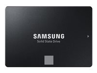 Samsung 870 EVO MZ-77E2T0B - SSD - krypterat - 2 TB - inbyggd - 2.5" - SATA 6Gb/s - buffert: 2 GB - 256 bitars AES - TCG Opal Encryption MZ-77E2T0B/EU