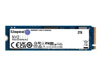 Kingston NV2 - SSD - 2 TB - inbyggd - M.2 2280 - PCIe 4.0 x4 (NVMe) - för Intel Next Unit of Computing 12 Pro Kit - NUC12WSKi5 SNV2S/2000G