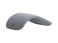 Microsoft Surface Arc Mouse - Mus - optisk - 2 knappar - trådlös - Bluetooth 4.1 - ljusgrå - kommersiell - för Surface Pro 7 FHD-00003