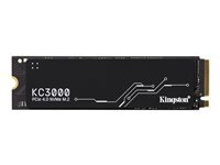 Kingston KC3000 - SSD - 4096 GB - inbyggd - M.2 2280 - PCIe 4.0 (NVMe) - för Intel Next Unit of Computing 12 Pro Kit - NUC12WSKi5 SKC3000D/4096G