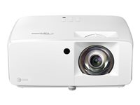 Optoma ZH450ST - DLP-projektor - laser - 3D - 4200 lumen - Full HD (1920 x 1080) - 16:9 - 1080p - fast objektiv med kort kastavstånd - vit E9PD7L311EZ3