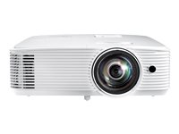 Optoma W309ST - DLP-projektor - bärbar - 3D - 3800 lumen - WXGA (1280 x 800) - 16:10 - 720p - fast objektiv med kort kastavstånd E9PD7DR01EZ1