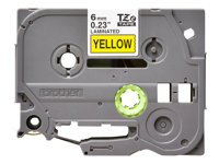Brother TZe-611 - Svart på gult - Rulle (0,6 cm) 1 kassett(er) bandlaminat - för Brother PT-D210, D600, H110; P-Touch PT-1005, 1880; P-Touch Cube Pro PT-P910 TZE611