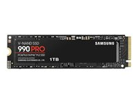 Samsung 990 PRO MZ-V9P1T0BW - SSD - krypterat - 1 TB - inbyggd - M.2 2280 - PCIe 4.0 x4 (NVMe) - 256 bitars AES - TCG Opal Encryption 2.0 MZ-V9P1T0BW