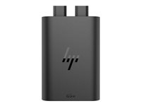 HP GaN USB-C Laptop Charger - Strömadapter - AC 115/230 V - 65 Watt - utgångskontakter: 2 - Europa 600Q8AA#ABB