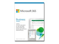 Microsoft 365 Business Standard - Boxpaket (1 år) - 1 användare (5 enheter) - medielös, P6 - Win, Mac, Android, iOS - engelska - Eurozon KLQ-00461