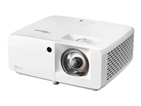 Optoma GT2100HDR - DLP-projektor - laser - 3D - 4200 lumen - Full HD (1920 x 1080) - 16:9 - 1080p - fast objektiv med kort kastavstånd - vit E9PD7L311EZ2