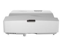 Optoma W330UST - DLP-projektor - 3D - 3600 ANSI lumen - WXGA (1280 x 800) - 16:10 - 720p - fast objektiv med ultrakort kastavstånd - LAN E1P1A1FWE1Z1
