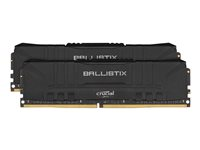Ballistix - DDR4 - sats - 16 GB: 2 x 8 GB - DIMM 288-pin - 3600 MHz / PC4-28800 - CL16 - 1.35 V - ej buffrad - icke ECC - svart BL2K8G36C16U4B