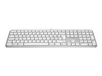 Logitech MX Keys S - Tangentbord - bakgrundsbelyst - trådlös - Bluetooth LE - QWERTY - nordiskt (danska/finska/norska/svenska) - tangentbrytare: Saxnyckel - blekgrå 920-011582