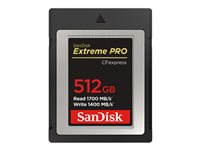 SanDisk Extreme Pro - flash-minneskort - 512 GB - CFexpress SDCFE-512G-GN4NN