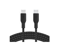 Belkin BOOST CHARGE - USB-kabel - 24 pin USB-C (hane) till 24 pin USB-C (hane) - 3 m - svart CAB014BT3MBK