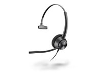Poly EncorePro 320 - EncorePro 300 series - headset - på örat - kabelansluten - Quick Disconnect - svart - TAA-kompatibel - Certifierad för Skype for Buisness 77T26AA