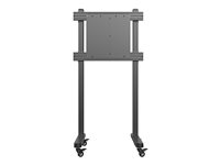 Multibrackets M Counterbalanced Floorstand - Monteringskomponent (golvstativ med hjul) - för LCD-TV - rostfritt stål - svart 7350105214233