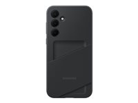 Samsung EF-OA356 - Baksidesskydd för mobiltelefon - termoplastisk polyuretan (TPU) - svart - för Galaxy A35 EF-OA356TBEGWW