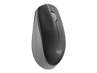 Logitech M190 - Mus - optisk - 3 knappar - trådlös - trådlös USB-mottagare - mellangrå 910-005906