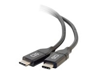 C2G 1.8m (6ft) USB C Cable - USB 2.0 (5A) - M/M USB Type C Cable - Black - USB-kabel - 24 pin USB-C (hane) till 24 pin USB-C (hane) - USB 2.0 - 5 A - 1.8 m - svart 88828