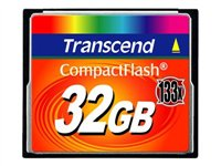 Transcend - Flash-minneskort - 32 GB - 133x - CompactFlash TS32GCF133