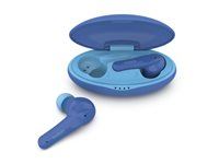 Belkin SoundForm Nano for Kids - True wireless-hörlurar med mikrofon - inuti örat - Bluetooth - blå PAC003BTBL