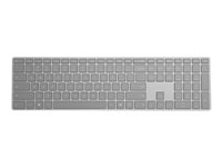 Microsoft Surface Keyboard - Tangentbord - trådlös - Bluetooth 4.0 - nordisk - grå - kommersiell 3YJ-00009