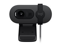 Logitech BRIO 100 - Webbkamera - färg - 2 MP - 1920 x 1080 - 720p, 1080p - ljud - USB 960-001585