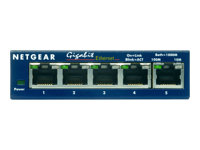 NETGEAR GS105 - Switch - 5 x 10/100/1000 - skrivbordsmodell GS105GE