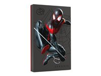 Seagate FireCuda STKL2000419 - Miles Morales Special Edition - hårddisk - 2 TB - extern (portabel) - USB 3.2 Gen 1 - med 2 års Seagate Rescue Data Recovery - för Sony PlayStation 4, Sony PlayStation 4 Pro, Sony PlayStation 4 Slim, Sony PlayStation 5 STKL2000419