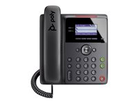 Poly Edge B10 - VoIP-telefon med nummerpresentation/samtal väntar - 5-vägs samtalsförmåg - SIP, SDP - 8 linjer - svart 84C19AA#ABB