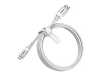 OtterBox Premium - USB-kabel - 24 pin USB-C (hane) till USB (hane) - USB 2.0 - 3 A - 2 m - molnvit 78-52668