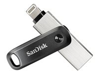 SanDisk iXpand Go - USB flash-enhet - 256 GB - USB 3.0 / Lightning SDIX60N-256G-GN6NE