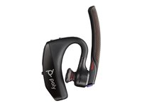 Poly Voyager 5200 UC - Headset - inuti örat - Bluetooth - trådlös, kabelansluten - USB-A via Bluetooth-adapter - svart - Certifierad för Microsoft-teams 7K2E1AA