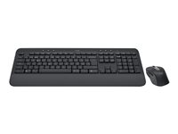 Logitech Signature MK650 Combo for Business - Sats med tangentbord och mus - trådlös - 2.4 GHz, Bluetooth LE - QWERTY - USA, internationellt - offwhite 920-011032