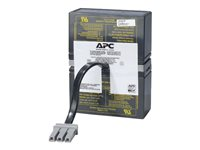 APC Replacement Battery Cartridge #32 - UPS-batteri - 1 x batteri - Bly-syra - träkol - för P/N: 516-015, BN1050, BN1050-CN, BR1000TW, BR800-IN, BT1000, BT1000MC, BX800, BX900-CN RBC32