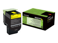 Lexmark - Gul - original - tonerkassett - för Lexmark CX510de, CX510de Statoil, CX510dhe, CX510dthe 80C2XYE