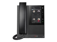 Poly CCX 500 for Microsoft Teams - VoIP-telefon med nummerpresentation/samtal väntar - SIP, SRTP - 24 linjer - svart 82Z76AA