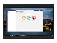 Avocor AVW-5555 - 55" Diagonal klass W Series LED-bakgrundsbelyst LCD-skärm - interaktiv - med pekskärm (multi touch)/kamera - 4K UHD (2160p) 3840 x 2160 - direktupplyst LED - TAA-kompatibel AVW-5555