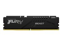 Kingston FURY Beast - DDR5 - sats - 64 GB: 2 x 32 GB - DIMM 288-pin - 5600 MT/s / PC5-44800 - CL40 - 1.25 V - ej buffrad - on-die ECC KF556C40BBK2-64