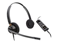 Poly EncorePro 320 - EncorePro 300 series - headset - på örat - kabelansluten - USB-C - svart - Certifierad för Microsoft-teams 767G0AA