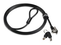 Kensington MicroSaver DS 2.0 - Lås för säkerhetskabel - svart - 1.8 m 4XE1L68273