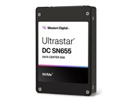 WD Ultrastar DC SN655 WUS5EA1A1ESP7E3 - SSD - 15.36 TB - inbyggd - 2.5" - U.3 PCIe 4.0 (NVMe) 0TS2463