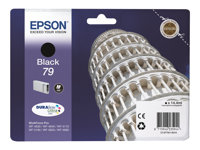 Epson 79 - 14.4 ml - svart - original - bläckpatron - för WorkForce Pro WF-4630DWF, WF-4640DTWF, WF-5110DW, WF-5190DW, WF-5620DWF, WF-5690DWF C13T79114010