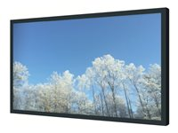 HI-ND - Monteringskomponent (frontskydd) - för platt panel - puderbelagd metall - svart - skärmstorlek: 55" - kiosk FC5500-0101-02