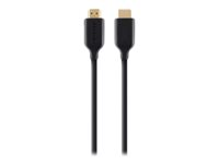 Belkin High Speed HDMI Cable with Ethernet - HDMI-kabel med Ethernet - HDMI hane till HDMI hane - 5 m - svart - stöd för 4K F3Y021BT5M