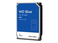 WD Blue WD40EZAX - Hårddisk - 4 TB - inbyggd - 3.5" - SATA 6Gb/s - 5400 rpm - buffert: 256 MB WD40EZAX
