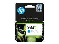 HP 933XL - Lång livslängd - cyan - original - bläckpatron - för Officejet 6100, 6600 H711a, 6700, 7110, 7510, 7610, 7612 CN054AE#BGX
