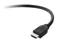 Belkin Standard - HDMI-kabel - HDMI hane till HDMI hane - 2 m - svart HDMI0017-2M